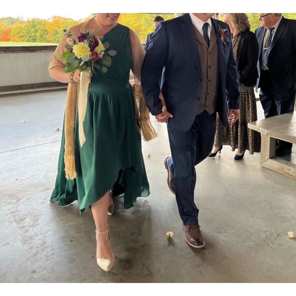 Green dress